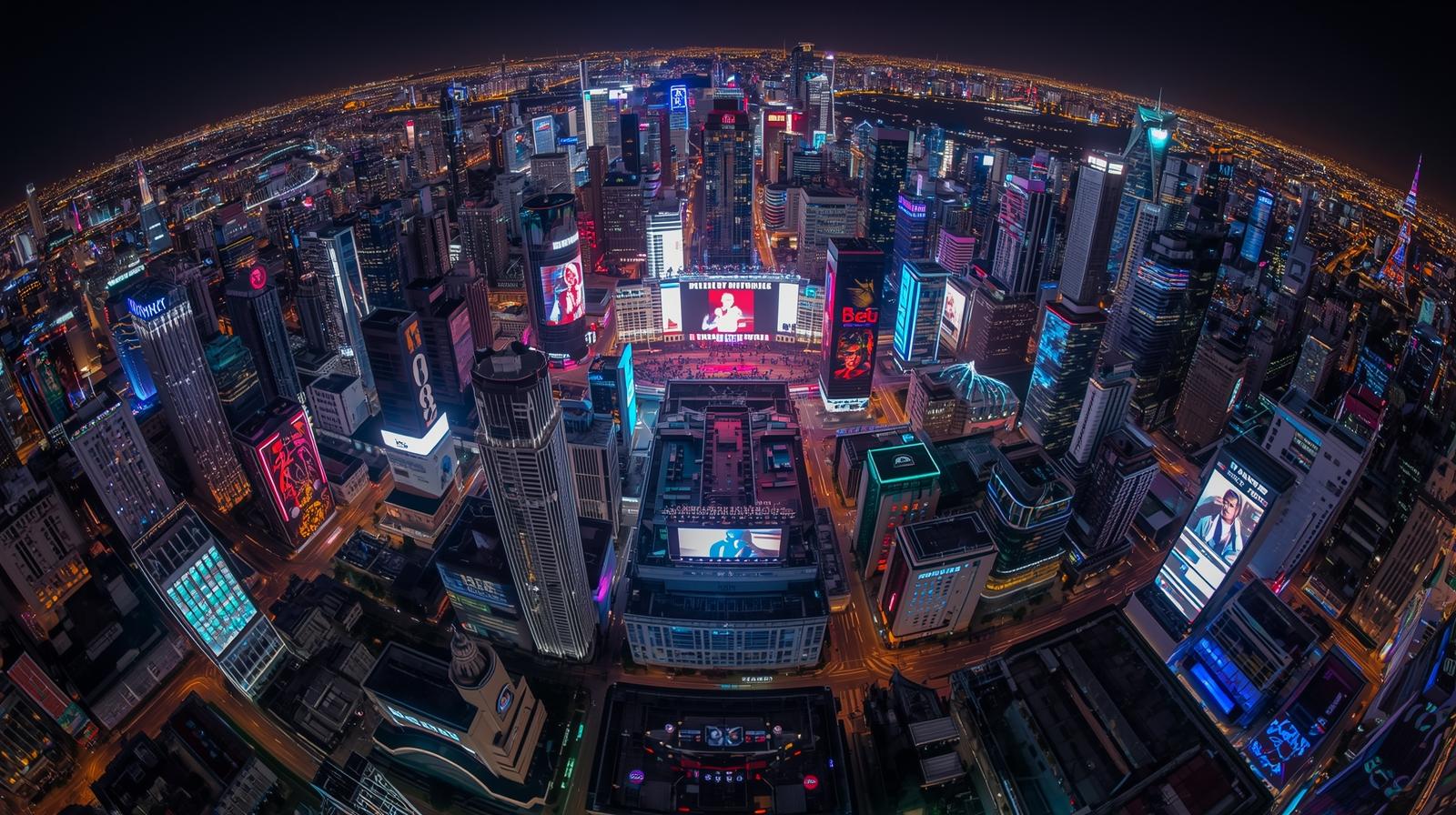 Snow-covered mountain peaks